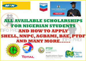 Scholarship in Nigeria for Undergraduate Fully funded 2022/2023