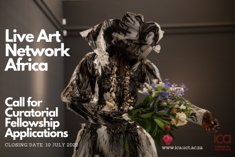 University of Cape Town Institute for Creative Arts Curatorial Fellowship (up to R50,000) 2022