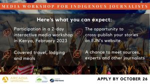 EJN Media Workshop on Indigenous Environmental Reporting
