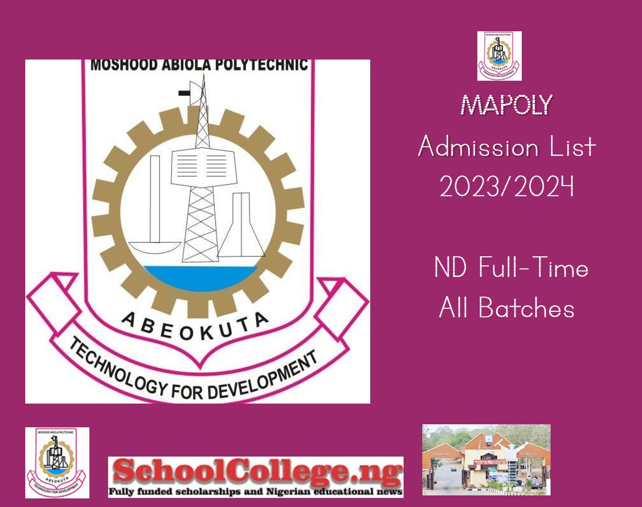 Mapoly Admission